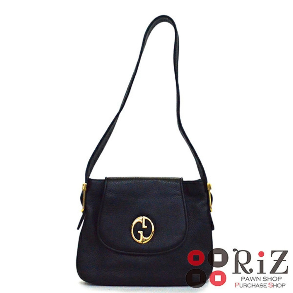 GUCCI Hobo Bag Messenger Black